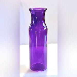 Elegant Purple Glass Vase